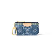 Louis Vuitton M82961 Key Pouch Denim Blue 12cm - 1