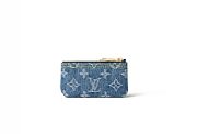 Louis Vuitton M82961 Key Pouch Denim Blue 12cm - 2