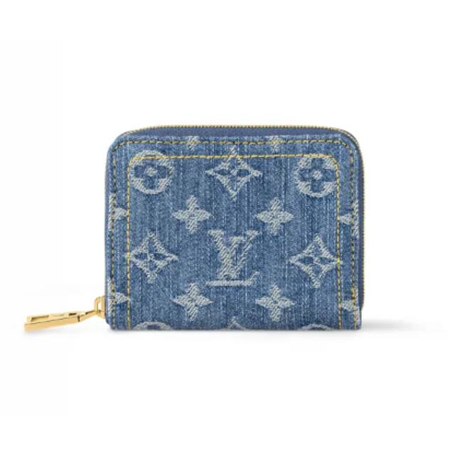 Louis Vuitton M82957 Zippy Coin Purse Denim Blue 11cm - 1