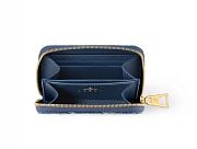 Louis Vuitton M82957 Zippy Coin Purse Denim Blue 11cm - 2