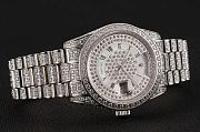 Swiss Rolex Day-Date Diamond Pave Dial Diamond Case Diamond Bracelet 1453950 - 5