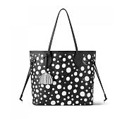 Louis Vuitton LV x YK Neverfull MM M46390 Black white 31cm - 1