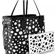 Louis Vuitton LV x YK Neverfull MM M46390 Black white 31cm - 4