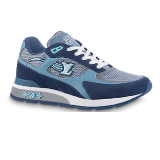Louis Vuitton Run Away Trainers Blue 1A9J0A - 1