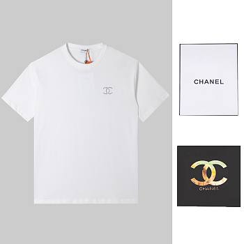 CHANEL CC EMBROIDERY T-SHIRT