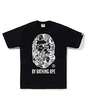 BAPE ABC Camo By Bathing Ape Tee Black/Grey - 1