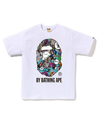 Bape comic T-shirt in white color