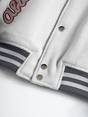 Ac Milan Grey Wool Varsity Jacket - 2