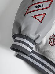 Ac Milan Grey Wool Varsity Jacket - 5