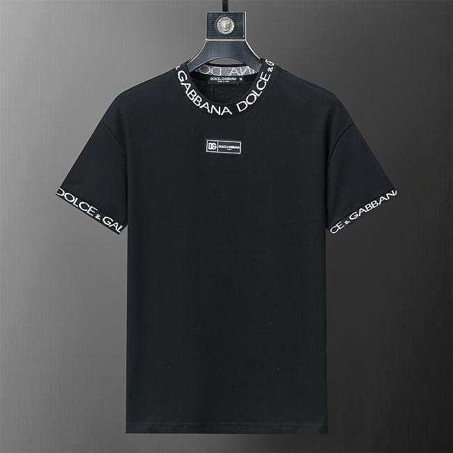 Dolce $ Gabbana T-shirt With Logo In Black - 1