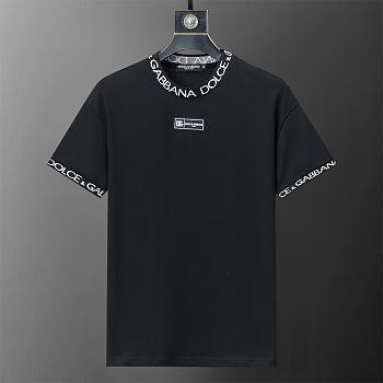 Dolce $ Gabbana T-shirt With Logo In Black