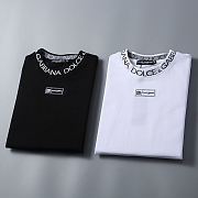 Dolce $ Gabbana T-shirt With Logo In Black - 4