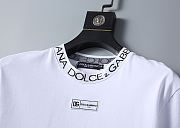 Dolce $ Gabbana T-shirt With Logo In White - 5