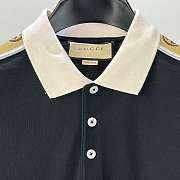 Gucci Polo Shirt Black for Men  - 4