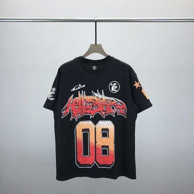 Hellstar studios jersey T-shirt Black color - 1