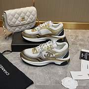 Chanel Gold & Silver Sneakers - 4