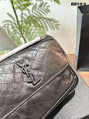 YSL Niki Baby Chain Bag In Crinkled Vintage Leather black color 22cm - 5