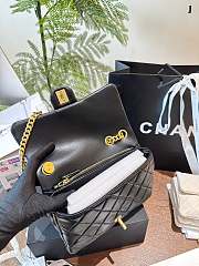 Chanel Classic Flap Bag black color 21cm - 2