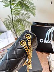 Chanel Classic Flap Bag black color 21cm - 5