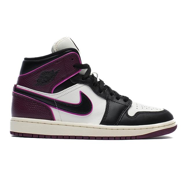 Air Jordan 1 Mid SE Bordeaux (Women's) FQ7818-101 - 1