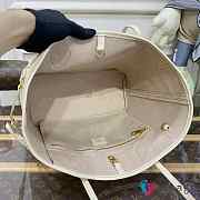 Louis Vuitton M58907 Neverfull MM Bag In Pink/ White 31x28x14cm - 2