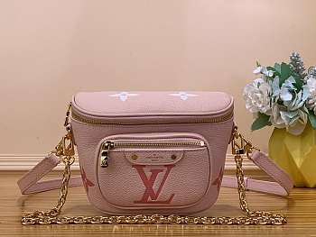 LV Mini Bumbag Size Gradient Pink M82347 17x12x9.5cm