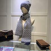 LOUIS VUITTON PETIT SET DAMIER SCARF - 2