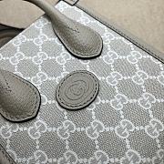 Gucci mini tote bag with interlocking white 16*20*7CM - 6