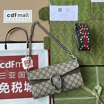 Gucci Small Dionysus GG Supreme style 25*14*4cm