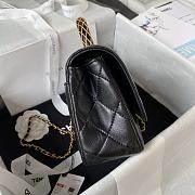 Chanel 23A diamond handle Black 21x22x6.5cm - 3