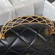 Chanel 23A diamond handle Black 21x22x6.5cm - 4