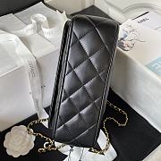 Chanel 23A diamond handle Black 21x22x6.5cm - 5