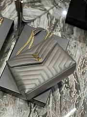 Saint Laurent Loulou quilted shoulder bag 25x17x9cm - 2