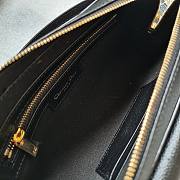 Dior Women Saddle Double Pouch Goatskin-Black 19 x 10.5 x 5cm - 6