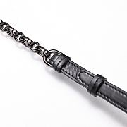 Dior Caro Medium Quilted Macrocannage Calfskin Bag - Black 20x12x7cm - 5