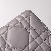 Dior Caro Medium Quilted Macrocannage Calfskin 25.5x15.5x8cm - 6