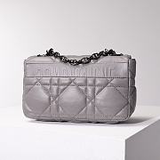 Dior Caro Medium Quilted Macrocannage Calfskin 20x12x7cm - 2