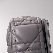 Dior Caro Medium Quilted Macrocannage Calfskin 20x12x7cm - 4