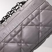 Dior Caro Medium Quilted Macrocannage Calfskin 20x12x7cm - 6