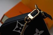 Louis Vuitton Multi Pochette Accessories Bicolor Monogram - Black 15.5*10.5*4cm - 3
