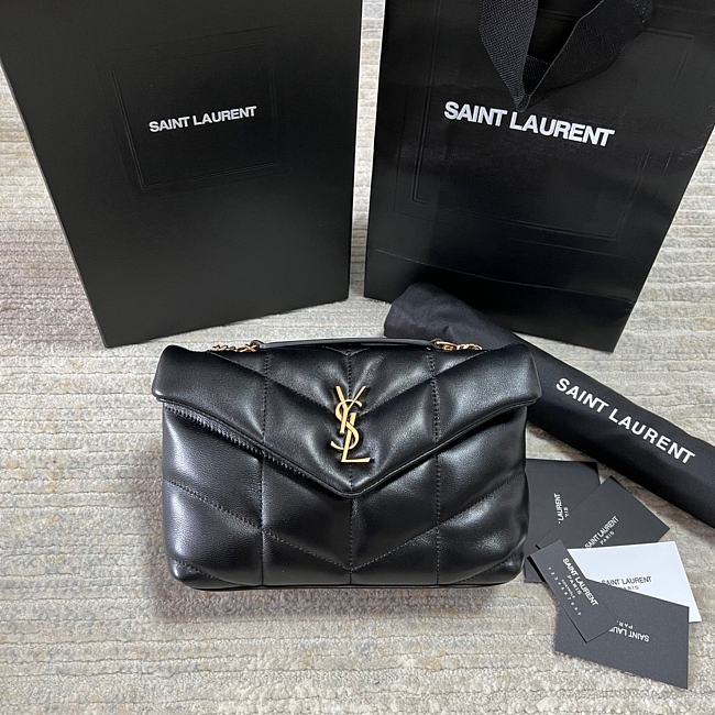 YSL Loulou Mini Black/Yellow Colors 23x15.5x8.5cm - 1