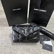 YSL Loulou Mini Black/Silver Colors 23x15.5x8.5cm - 1