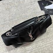 YSL Loulou Mini Black/Silver Colors 23x15.5x8.5cm - 3