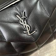 YSL Loulou Mini Black/Silver Colors 23x15.5x8.5cm - 5