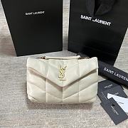 YSL Loulou Mini White/Yellow Colors 23x15.5x8.5cm - 1