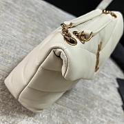 YSL Loulou Mini White/Yellow Colors 23x15.5x8.5cm - 5