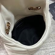 YSL Loulou Mini White/Yellow Colors 23x15.5x8.5cm - 3