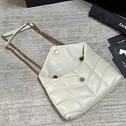 YSL Loulou Mini White/Yellow Colors 23x15.5x8.5cm - 2