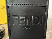 Fendi Sunshine Black Leather Mini Tote 13cm - 6
