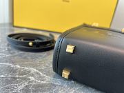 Fendi Sunshine Black Leather Mini Tote 13cm - 3